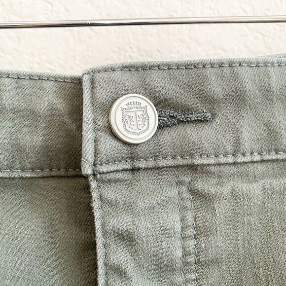 Talbots Simply Flattering Collection Jegging Jeans Womens 14P Green Denim - Picture 5 of 8